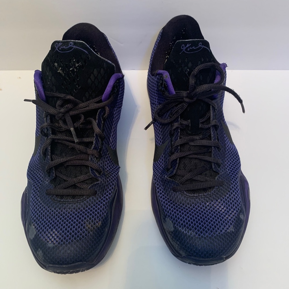 Nike Kobe X 10 Blackout Persian Purple Size 10.5 Preowned 705317-005